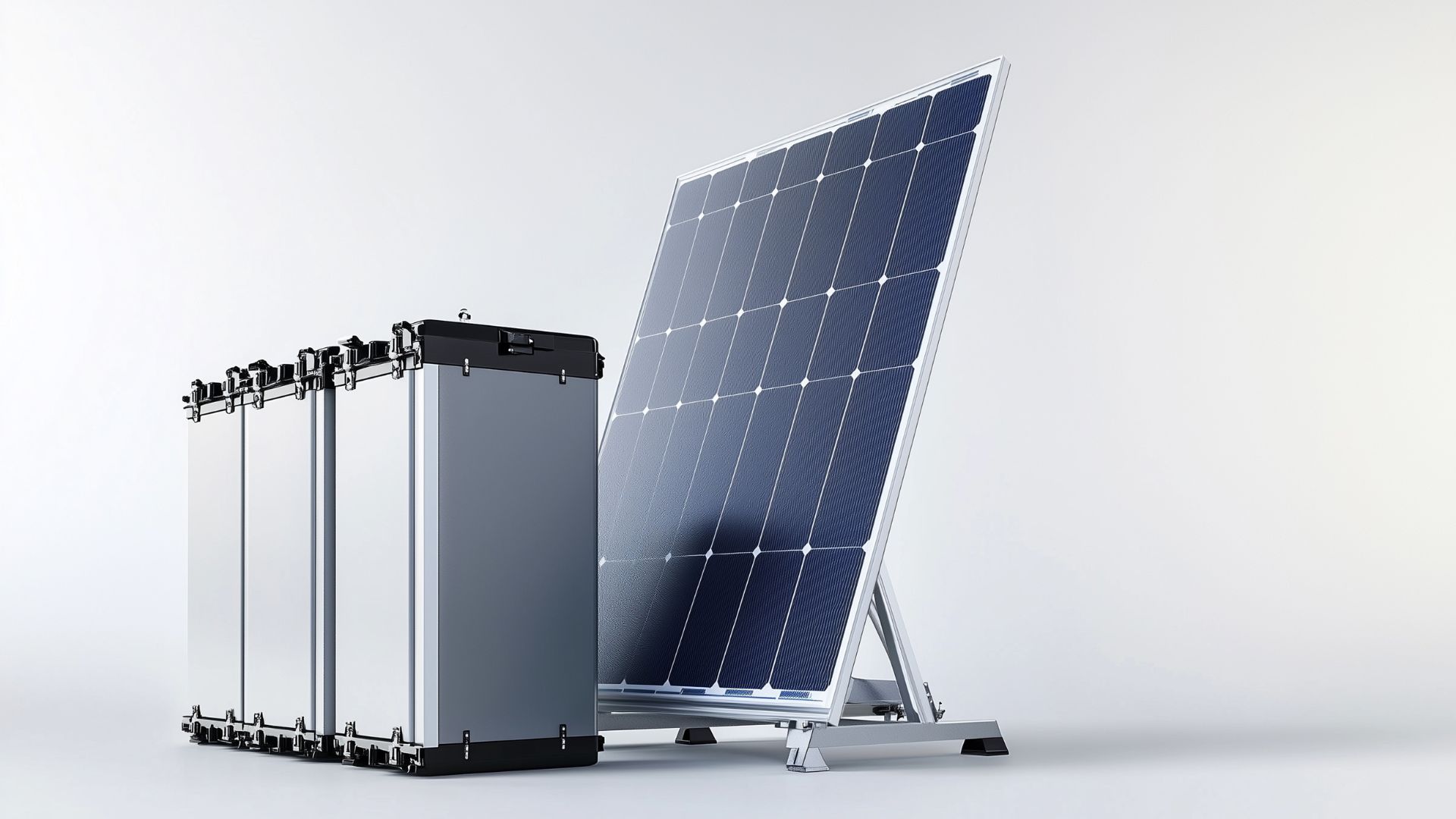 Solaranlage und Batteriespeicher